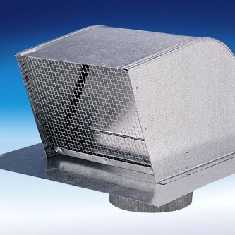 Fantech RC6 Galvanized Roof Cap for Round Duct - 6" - Click Image to Close
